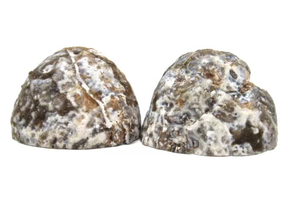 Genuine Jurassic Age Brazilian Geode Pair For Sale from Brazil #22