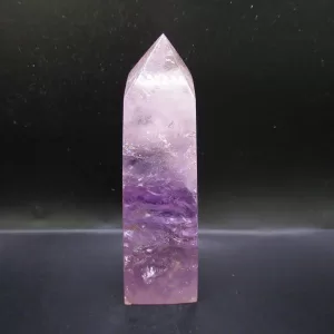 Genuine Amethyst Metaphysical Obelisk For Sale #7