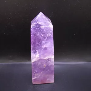 Genuine Amethyst Metaphysical Obelisk For Sale #9