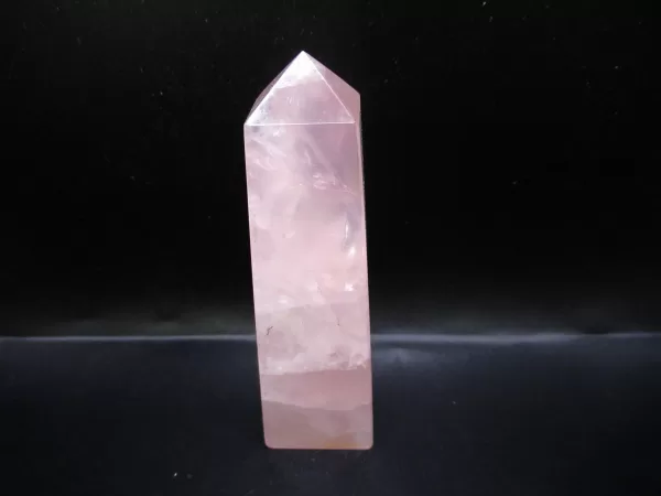 Genuine Rose Quartz Metaphysical Obelisk For Sale #10