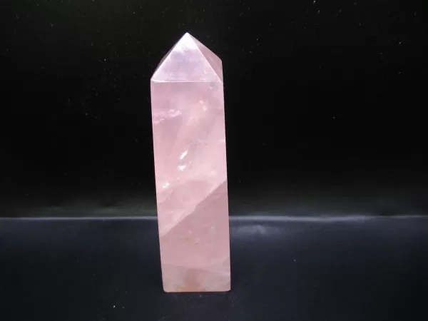 Genuine Rose Quartz Metaphysical Obelisk For Sale #10a