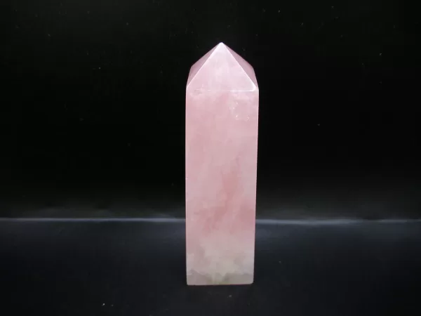 Genuine Rose Quartz Metaphysical Obelisk For Sale #2