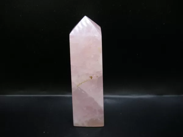 Genuine Rose Quartz Metaphysical Obelisk For Sale #3a