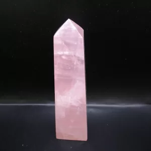 Genuine Rose Quartz Metaphysical Obelisk For Sale #4