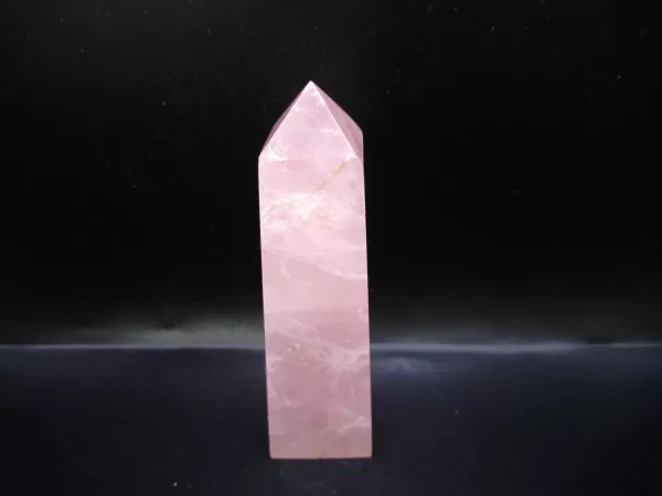 Genuine Rose Quartz Metaphysical Obelisk For Sale #6