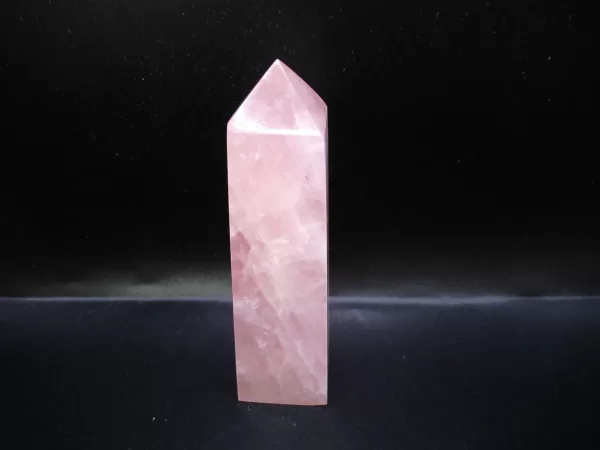 Genuine Rose Quartz Metaphysical Obelisk For Sale #6a