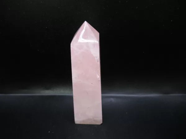 Genuine Rose Quartz Metaphysical Obelisk For Sale #6b