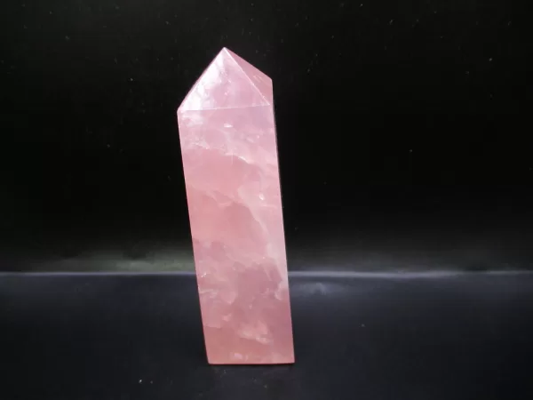 Genuine Rose Quartz Metaphysical Obelisk For Sale #7c