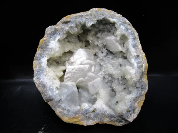 Genuine Mississippian Age Geode Pair For Sale From Keokuk, Iowa #12b