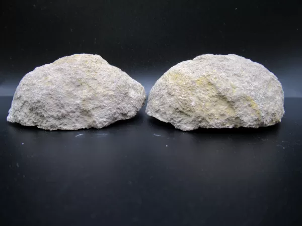 Genuine Mississippian Age Geode Pair For Sale From Keokuk, Iowa #3