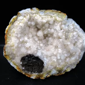 Genuine Mississippian Age Geode Pair For Sale From Keokuk, Iowa #6b