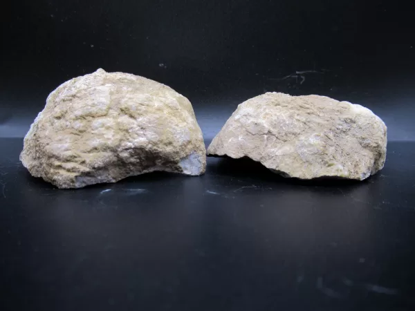 Genuine Mississippian Age Geode Pair For Sale From Keokuk, Iowa #8