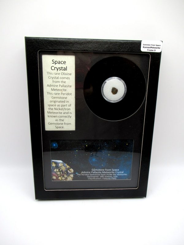 Genuine Space Crystal Meteorite Frame For Sale from Kansas #9