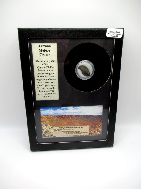 Genuine Canyon Diablo Meteorite Frame For Sale from Arizona #20