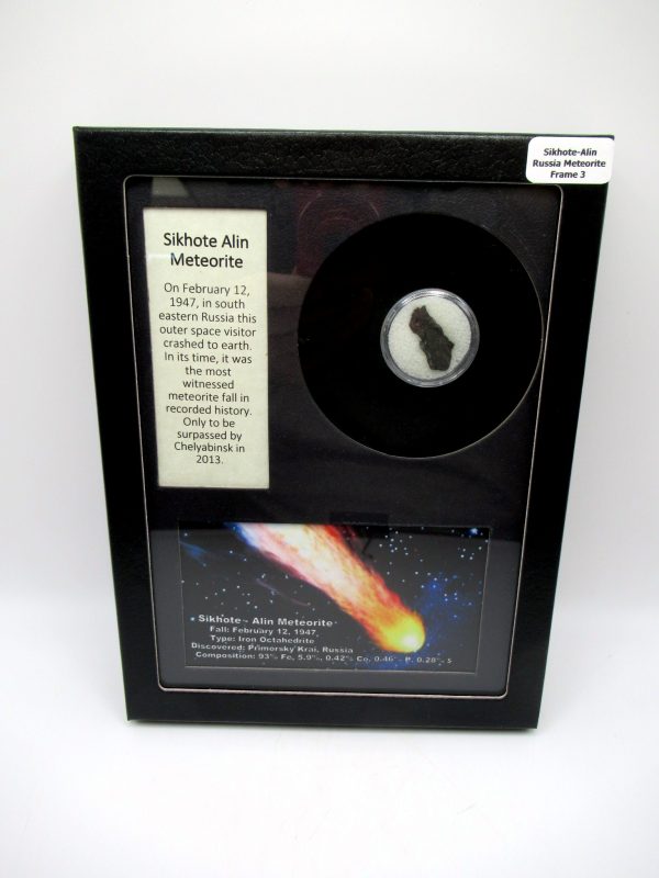 Genuine Sikhote-Alin Meteorite Frame For Sale from Russia #3