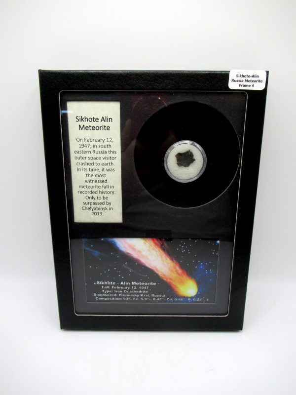 Genuine Sikhote-Alin Meteorite Frame For Sale from Russia #4