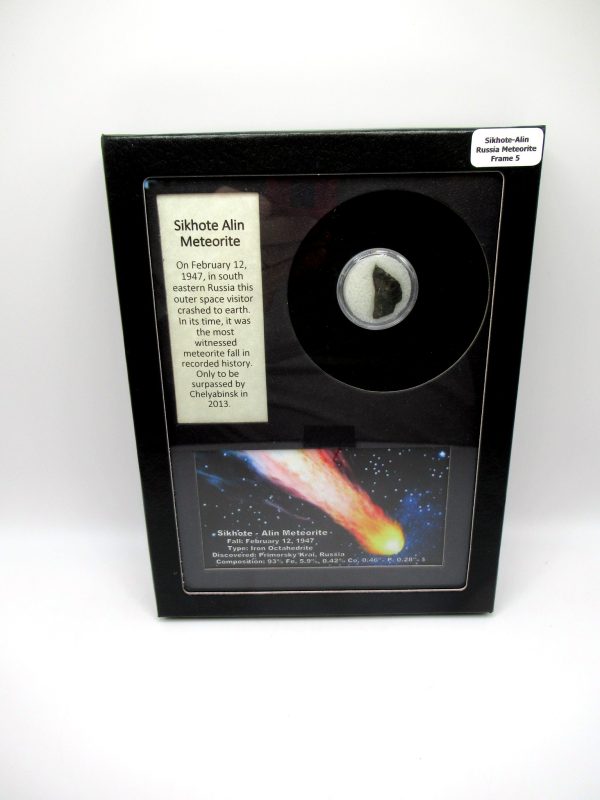 Genuine Sikhote-Alin Meteorite Frame For Sale from Russia #5