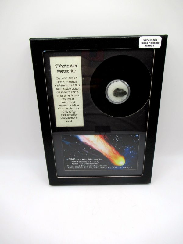 Genuine Sikhote-Alin Meteorite Frame For Sale from Russia #6