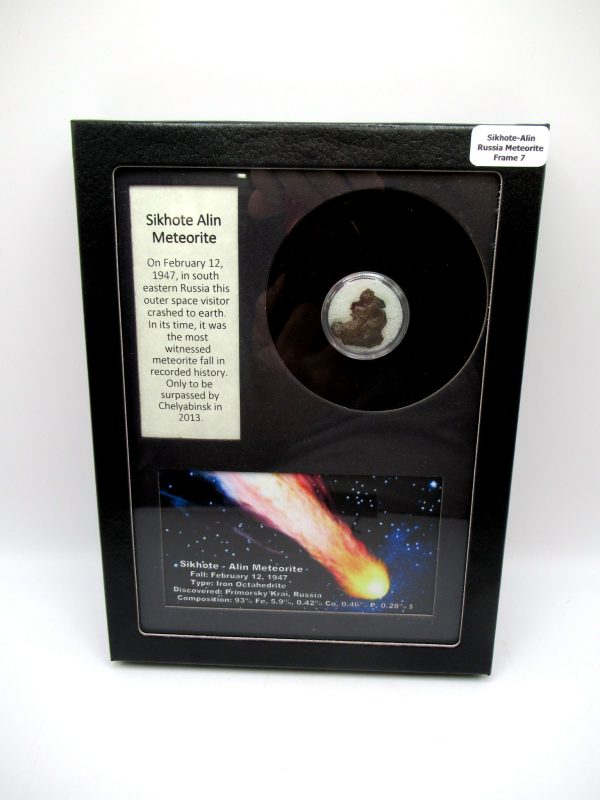 Genuine Sikhote-Alin Meteorite Frame For Sale from Russia #7