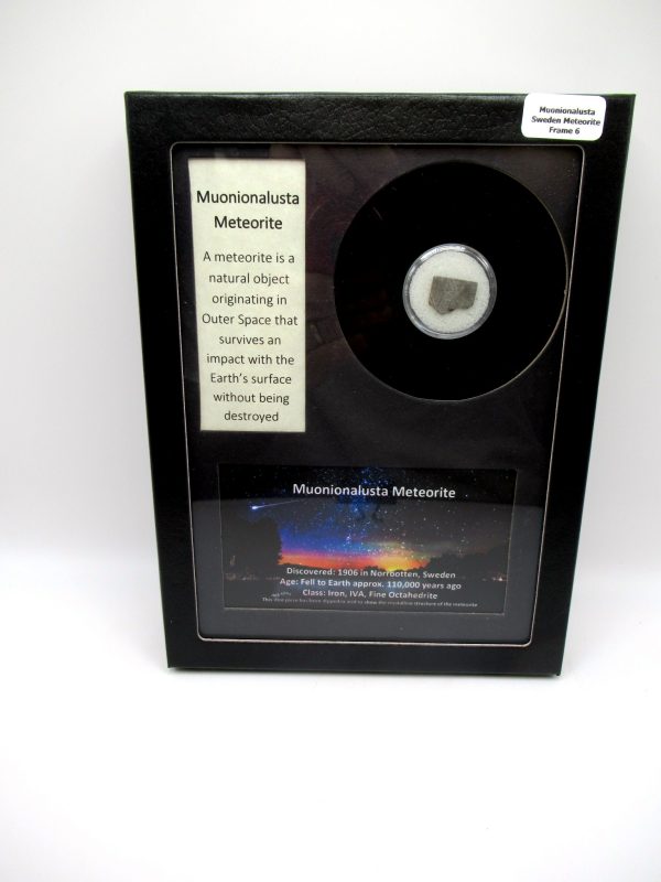 Genuine Muonionalusta Meteorite Frame For Sale from Sweden #6