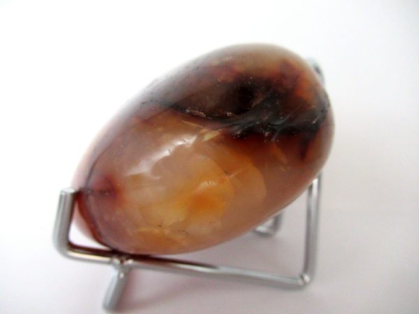 General Carnelian Polished Mineral Heart For Sale #2b