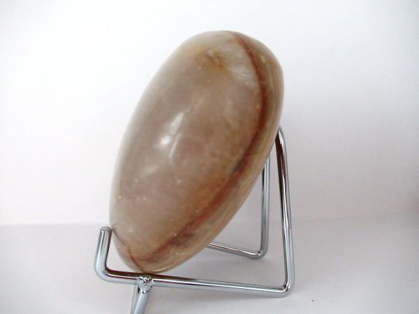 General Chocolate Calcite Polished Mineral Heart For Sale #2b