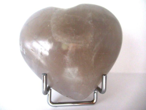 General Girasol Quartz Polished Mineral Heart For Sale #1a