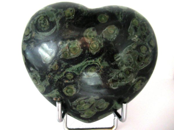 Genuine Kabamba Jasper Polished Mineral Heart for Sale #1