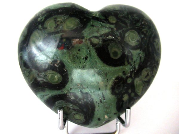 Genuine Kabamba Jasper Polished Mineral Heart for Sale #1a