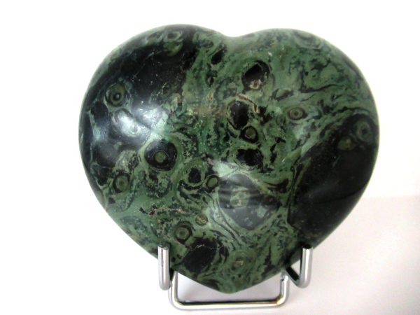 Genuine Kabamba Jasper Polished Mineral Heart for Sale #2