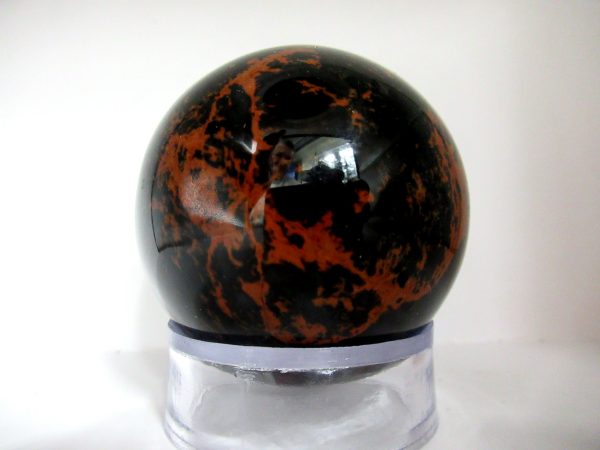 General Mahogany Obsidian Sphere Mineral From Mexico For Sale #11