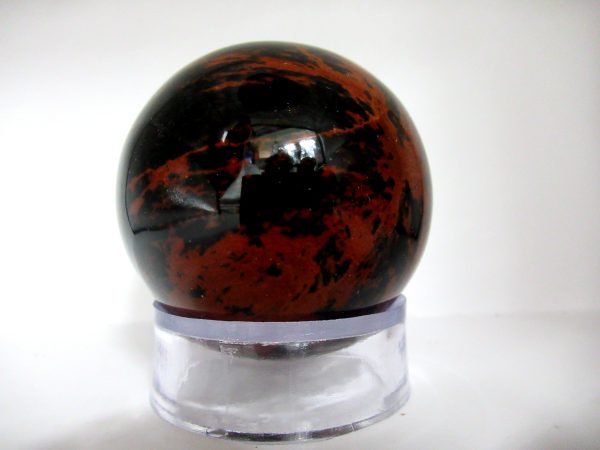 General Mahogany Obsidian Sphere Mineral From Mexico For Sale #14a