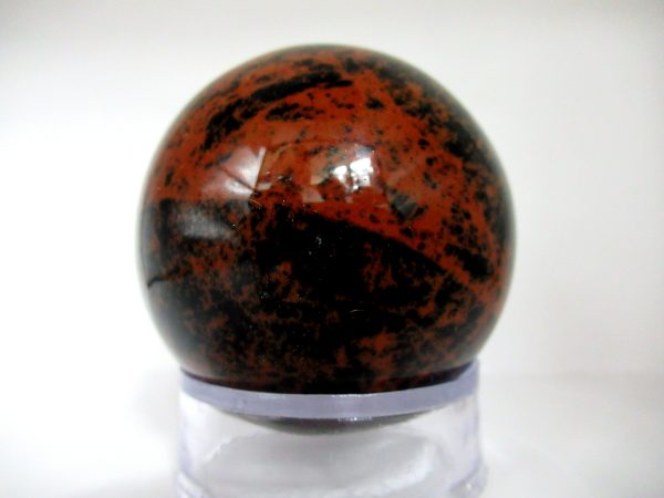 General Mahogany Obsidian Sphere Mineral From Mexico For Sale #1a