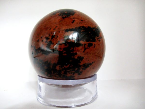 General Mahogany Obsidian Sphere Mineral From Mexico For Sale #20a