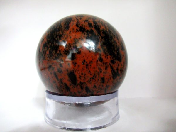 General Mahogany Obsidian Sphere Mineral From Mexico For Sale #5a