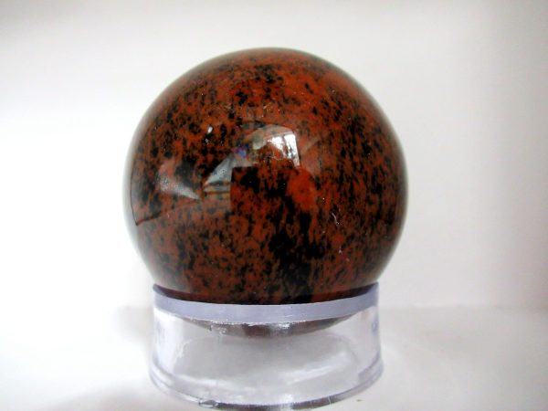 General Mahogany Obsidian Sphere Mineral From Mexico For Sale #6