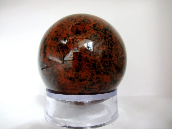 General Mahogany Obsidian Sphere Mineral From Mexico For Sale #6a