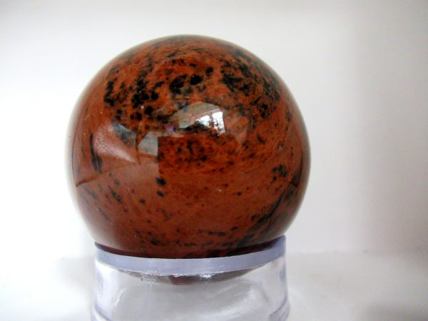 General Mahogany Obsidian Sphere Mineral From Mexico For Sale #8