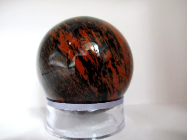 General Mahogany Obsidian Sphere Mineral From Mexico For Sale #9