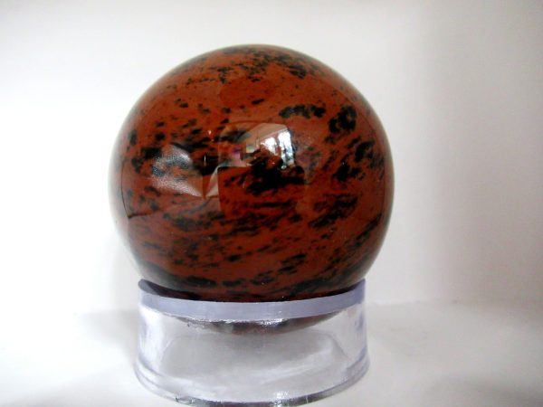 General Mahogany Obsidian Sphere Mineral From Mexico For Sale #9a