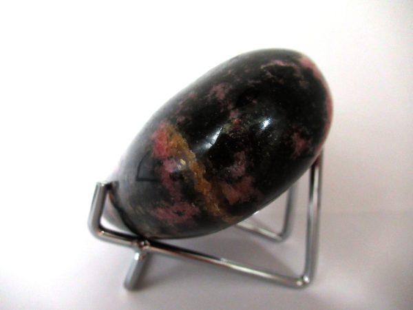 General Rhodonite Polished Mineral Heart For Sale #2b