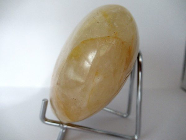 General Yellow Hematoid Polished Mineral Heart For Sale #2b