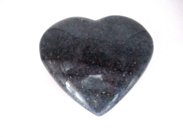 General Lazurite Polished Mineral Heart For Sale #1