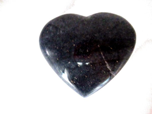 General Lazurite Polished Mineral Heart For Sale #1a