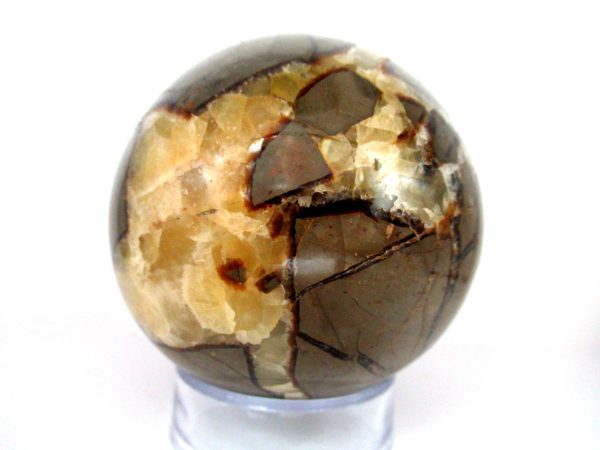 General Septarian Sphere Mineral From Madagascar For Sale #11