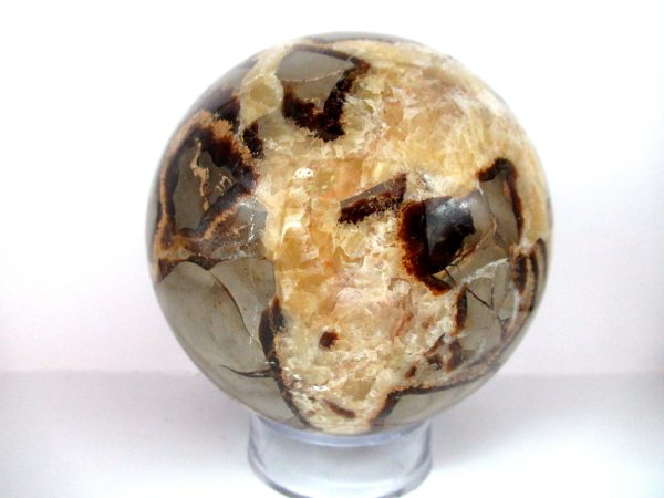 General Septarian Sphere Mineral From Madagascar For Sale #15