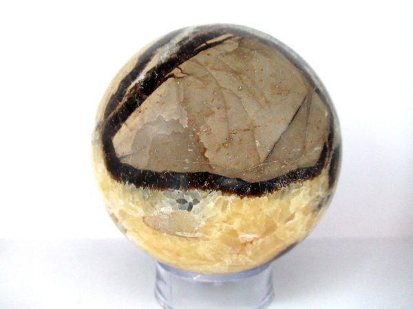 General Septarian Sphere Mineral From Madagascar For Sale #17a