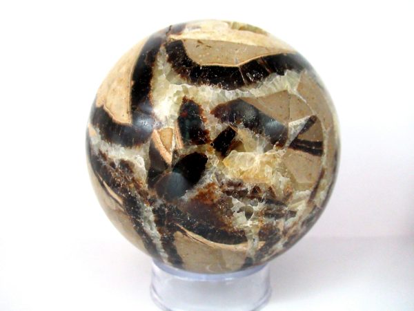 General Septarian Sphere Mineral From Madagascar For Sale #17c