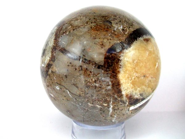 General Septarian Sphere Mineral From Madagascar For Sale #19b