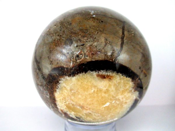 General Septarian Sphere Mineral From Madagascar For Sale #19c